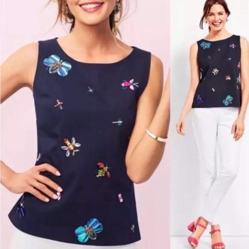 Talbots RSVP BNWT bug top